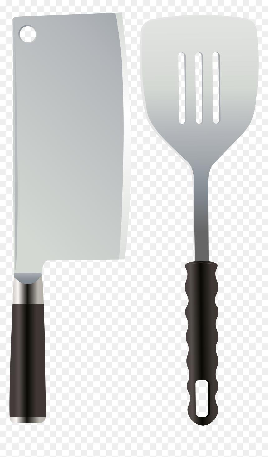 Kitchen Knife And Spatula Png Clip Art, Transparent Png - spatula png
