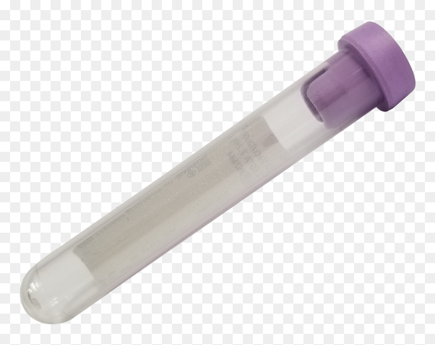 Lavendar Top Tube-01 - Portable Network Graphics, HD Png Download - test tube png