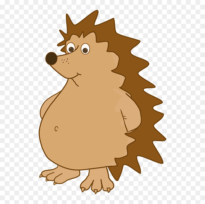 Cartoon Hedgehog Clipart - Cartoon, HD Png Download - hedgehog png
