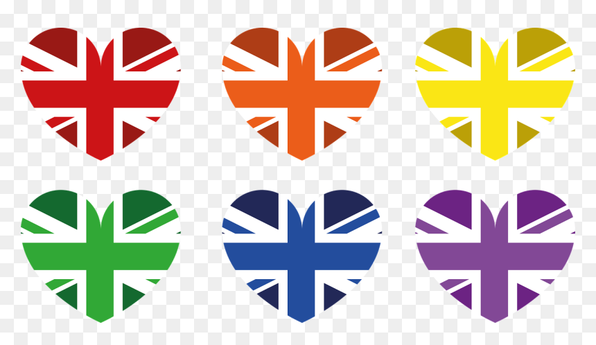 Love Uk, HD Png Download - british flag png