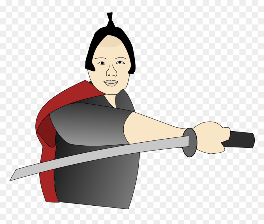 Samurai Demon Eyes Kyo Japan Katana Drawing - Samurai Clipart, HD Png Download - demon eyes png