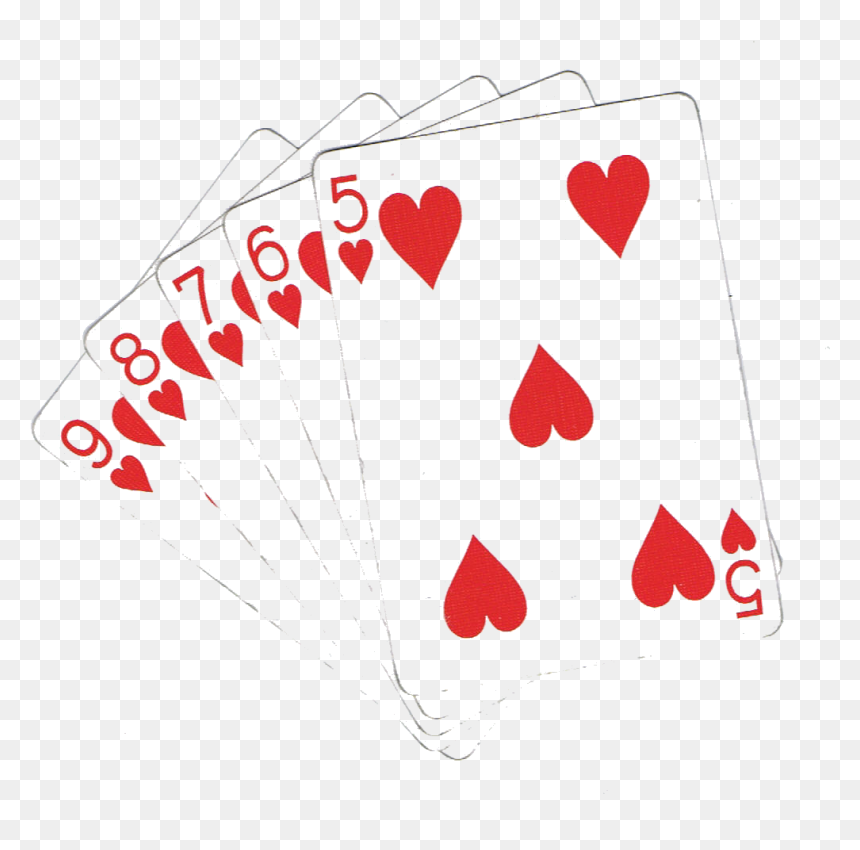 5 Of Hearts Playing Card , Png Download - Transparent Cards Png, Png Download - playing card png