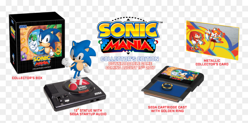 Sonic Mania Collector's Edition, HD Png Download - sonic mania png