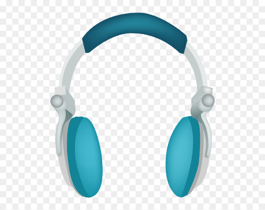 Headphone Clipart - Blue Headphones Clip Art, HD Png Download - headphones vector png