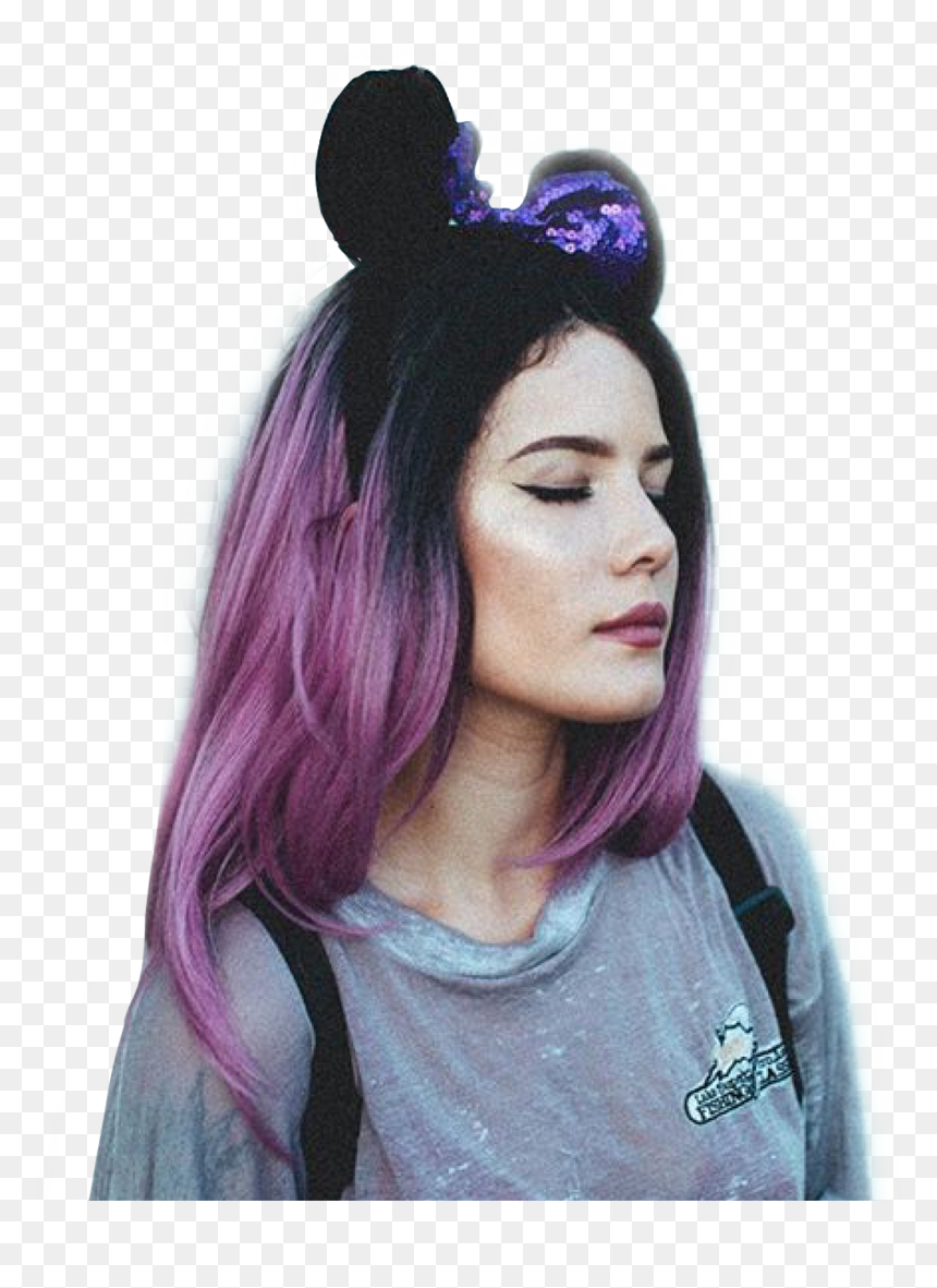 Thinking You Could Live Without Me , Png Download - Long Halsey Pink Hair, Transparent Png - halsey png