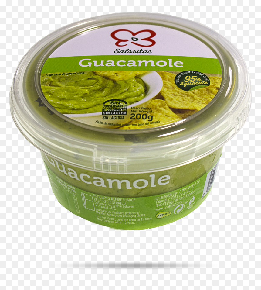 Guacamole Envase 200 Gr , Png Download - Broccoli, Transparent Png - guacamole png