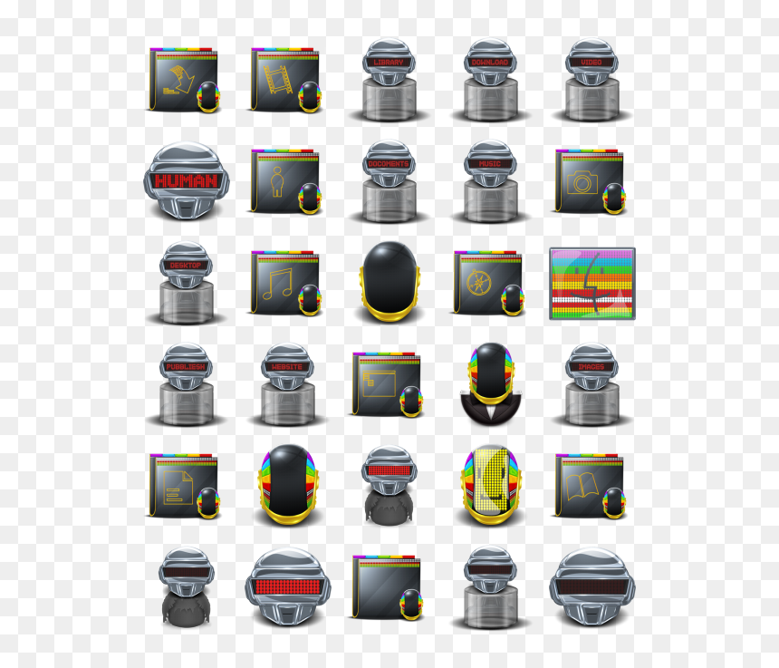 Daft Punk Icons , Png Download - Daft Punk Icons, Transparent Png - daft punk png