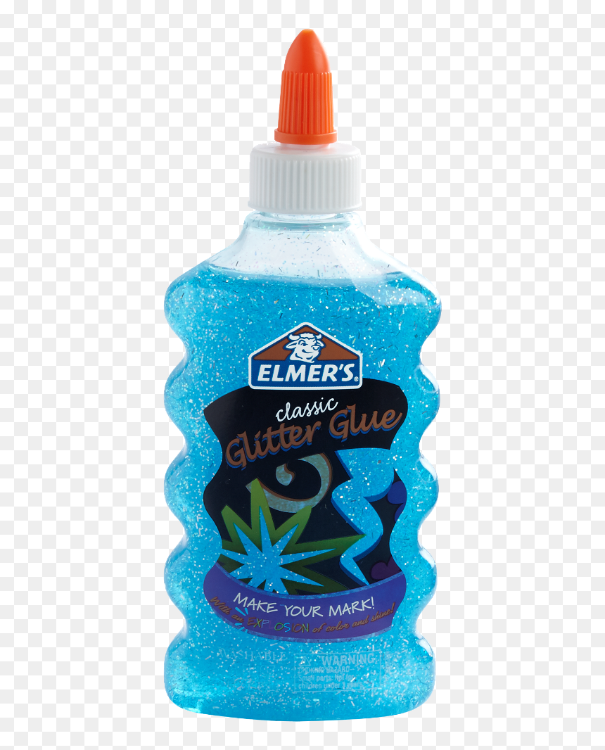 Transparent Elmer"s Glue Png - Glitter Pink Elmer's Glue, Png Download - glue png