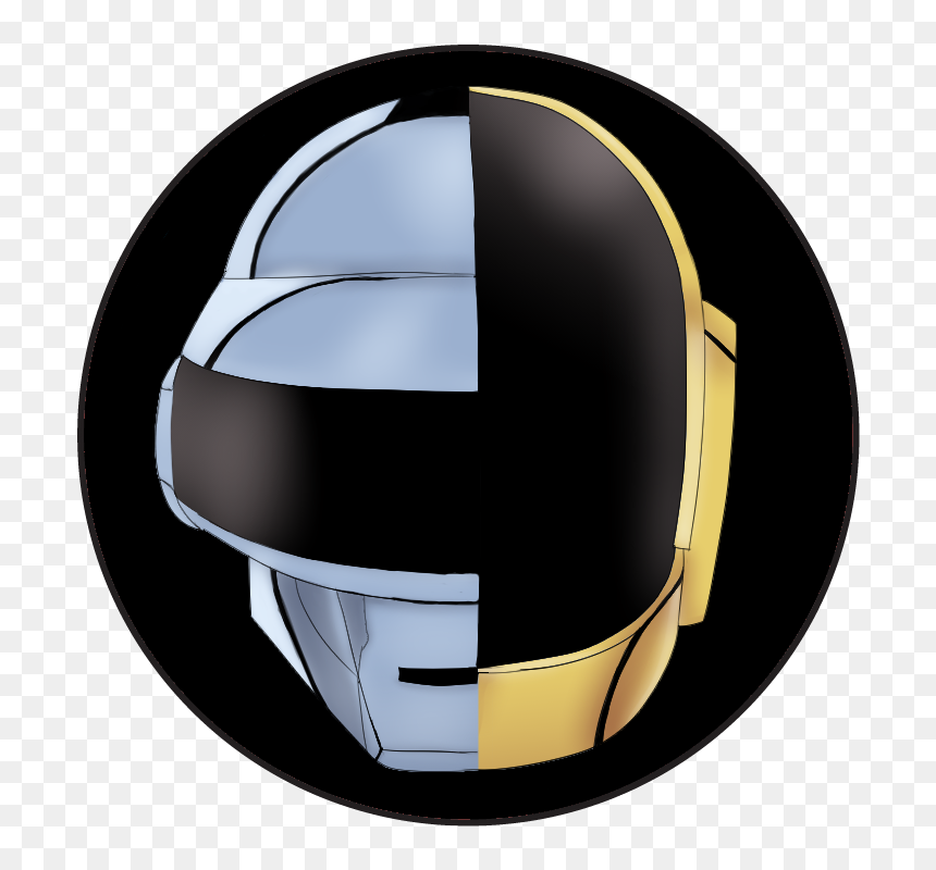 Home / Pin Back Buttons / Daft Punk / Daft Punk Pin - Circle, HD Png Download - daft punk png