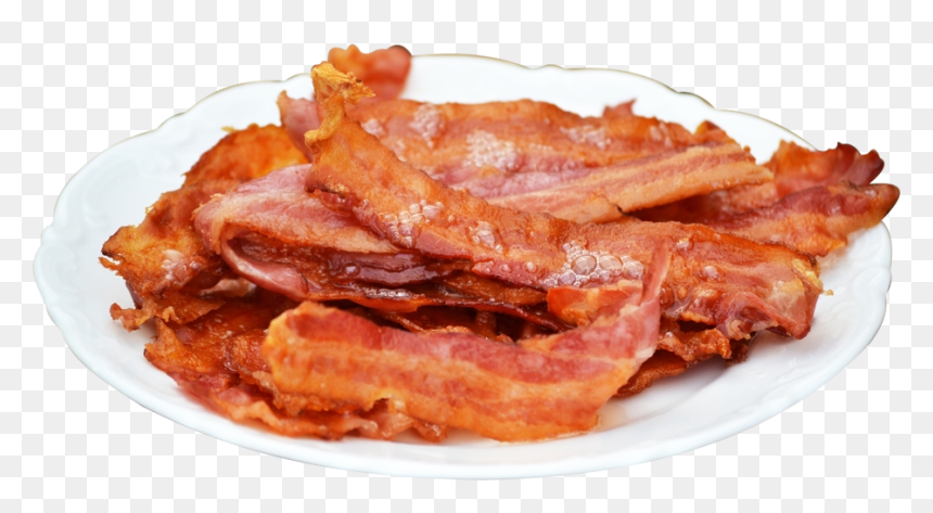 Bacon Png Clipart - Plate Of Bacon, Transparent Png - ribs png