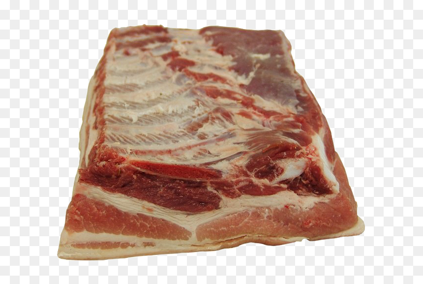 Raw Pork Png Free Download - Streaky Pork, Transparent Png - ribs png