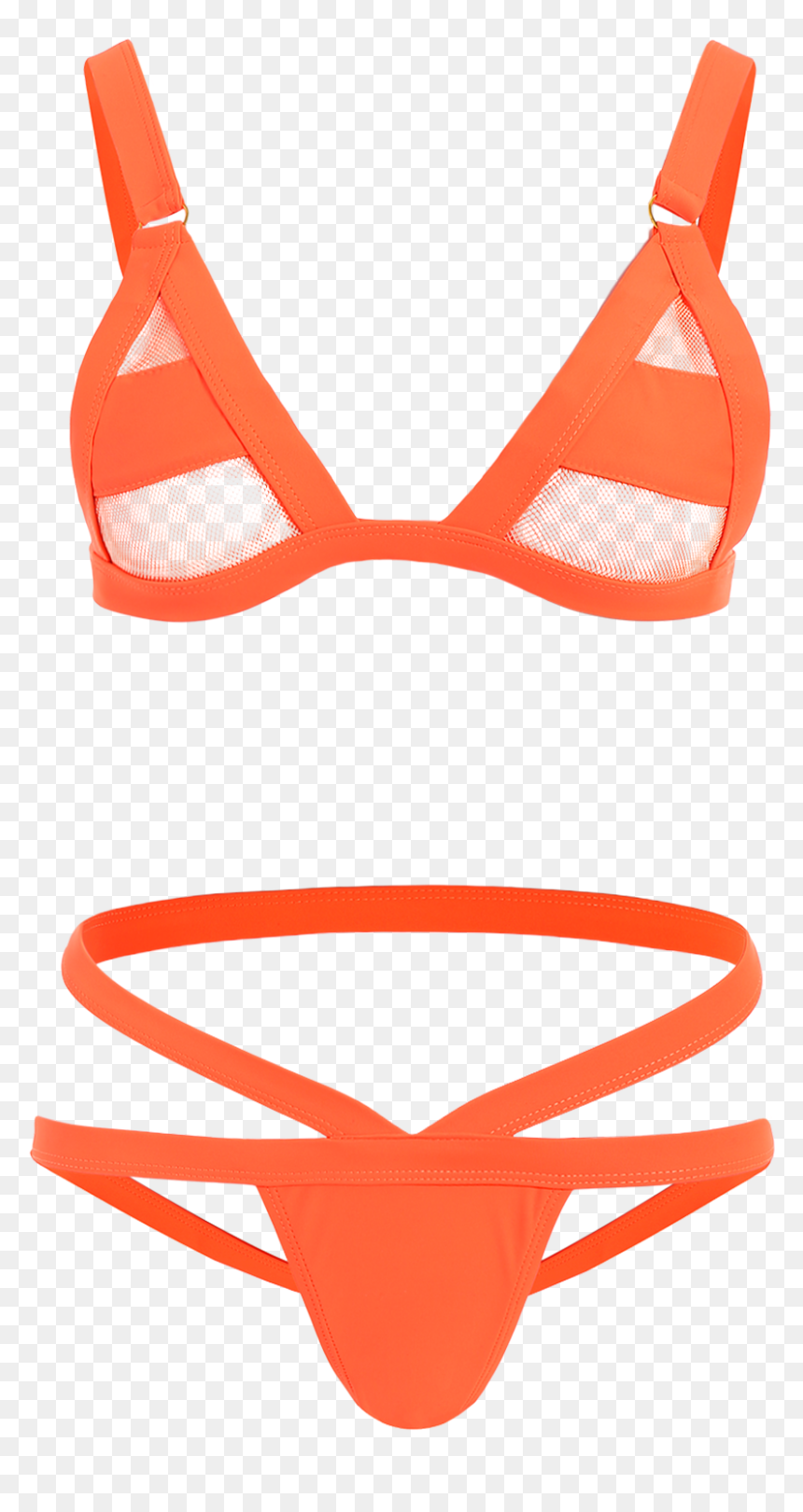 Banded Unlined Thong Bathing Transparent Background - Swimsuit, HD Png Download - thong png