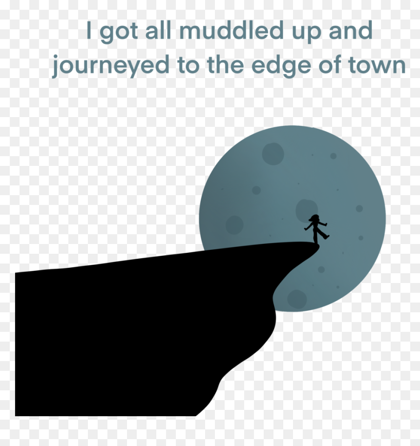 Edge Of Town - Circle, HD Png Download - town png
