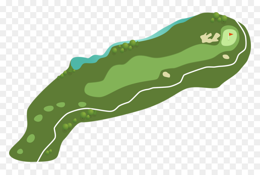 Hole-10 - Clipart Golf Course, HD Png Download - golf club png