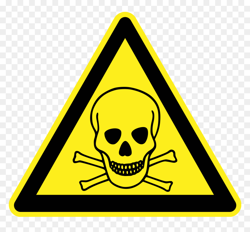 Toxic/poison Warning Sign Clip Arts - Hazardous Waste, HD Png Download - poison png