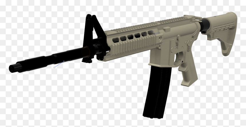 Replica M4 Rifle - 3d Print Gun Replica, HD Png Download - m4 png