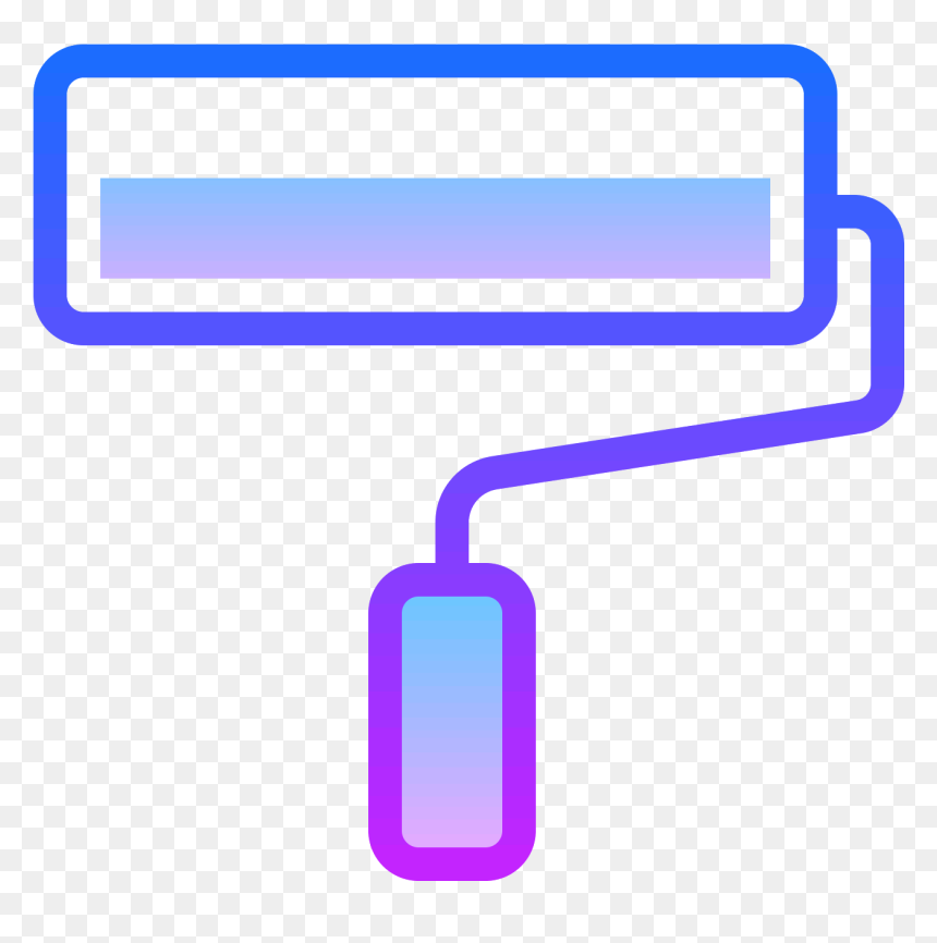 Paint Roller Icon, HD Png Download - paint roller png