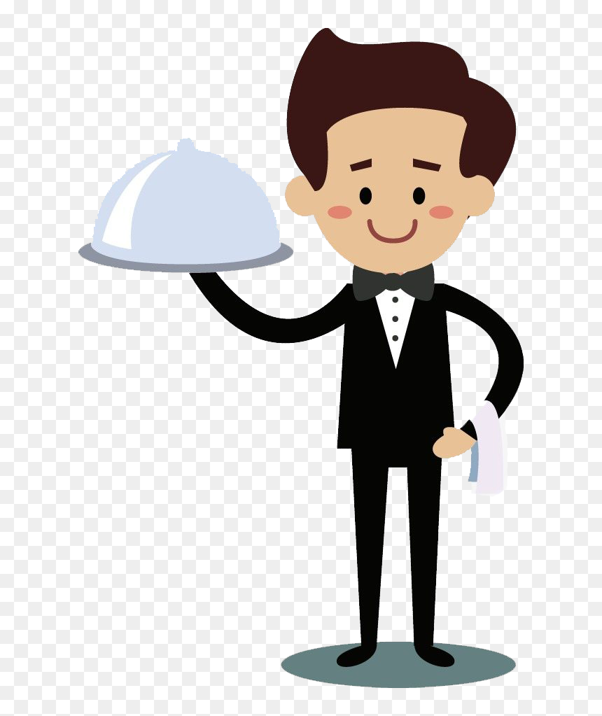 Waiter Png Free Download - Waiter Clipart Png, Transparent Png - waiter png
