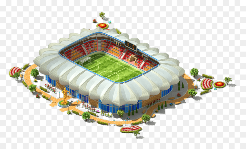 Soccer Field L2 - Soccer-specific Stadium, HD Png Download - football field png
