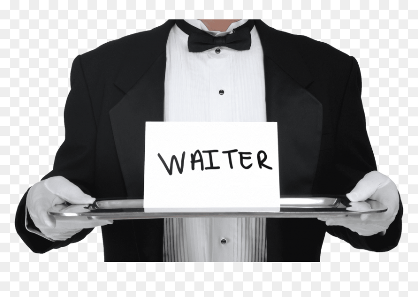 Free Png Waiter Png Images Transparent - There Is A Free Lunch, Png Download - waiter png