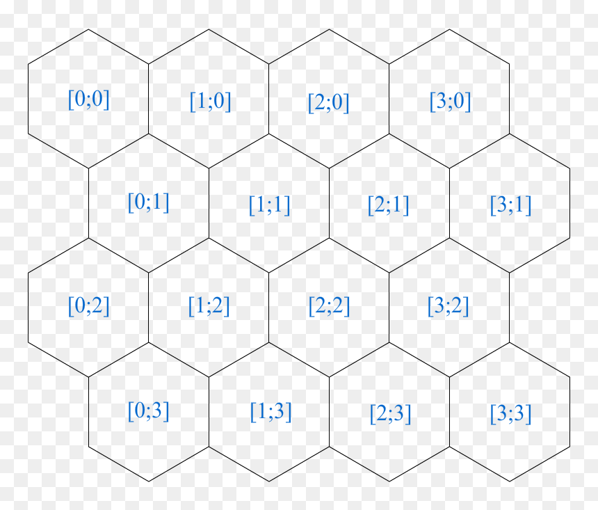 Grid - Majorelle Blue, HD Png Download - hex grid png