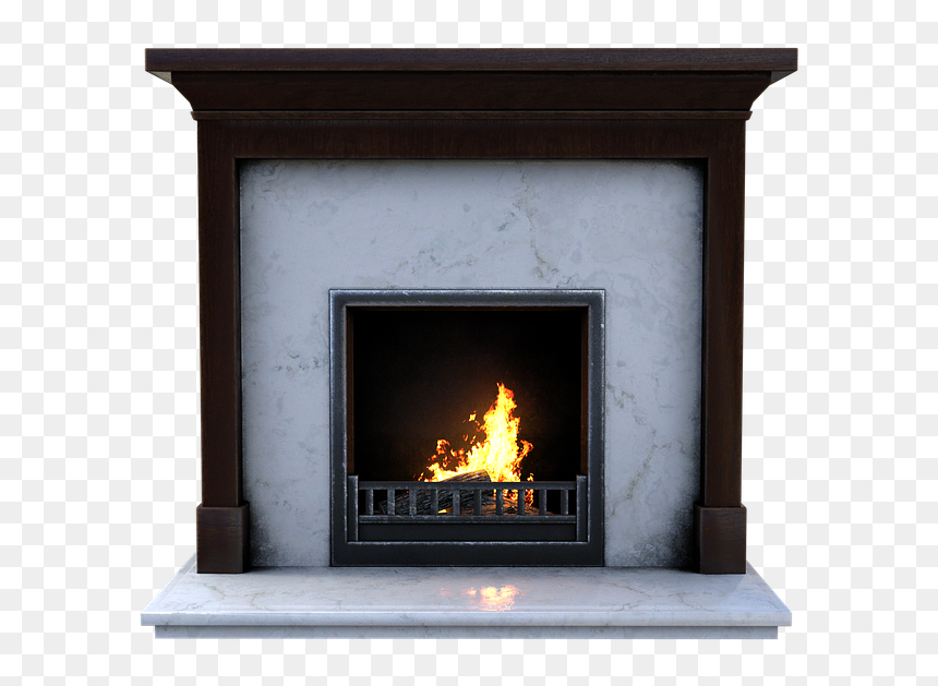 Hearth, HD Png Download - fireplace png