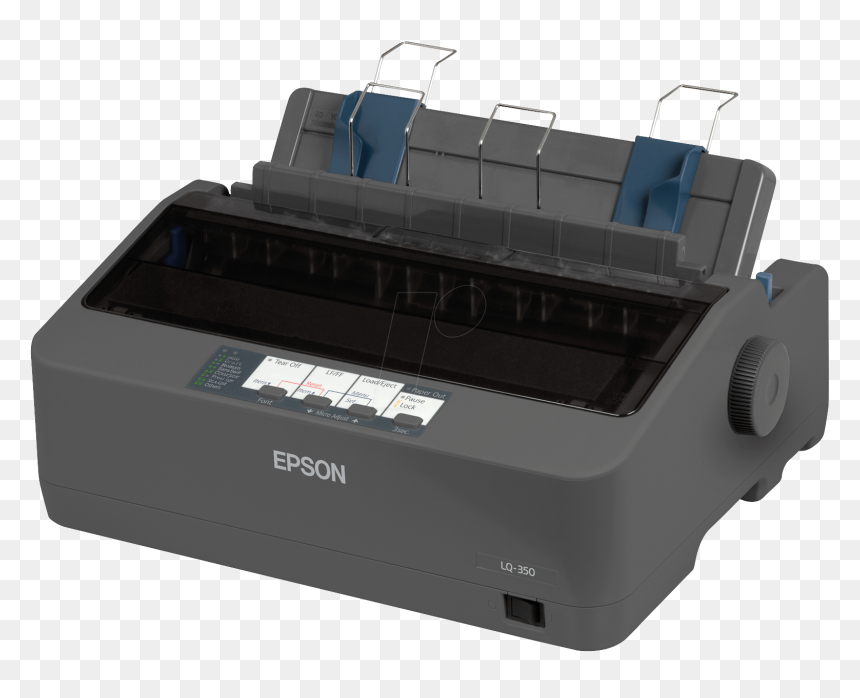 Dot-matrix Printer Transparent Background - Epson Lx 350, HD Png Download - matrix png
