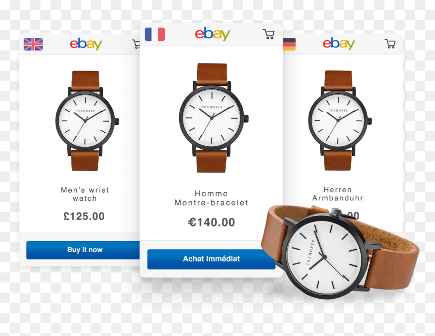 Watches - Analog Watch, HD Png Download - ebay png