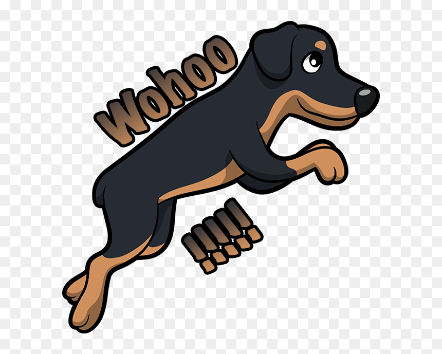 Rottweiler Emoji & Stickers Messages Sticker-9 - Rottweiler, HD Png Download - dog emoji png