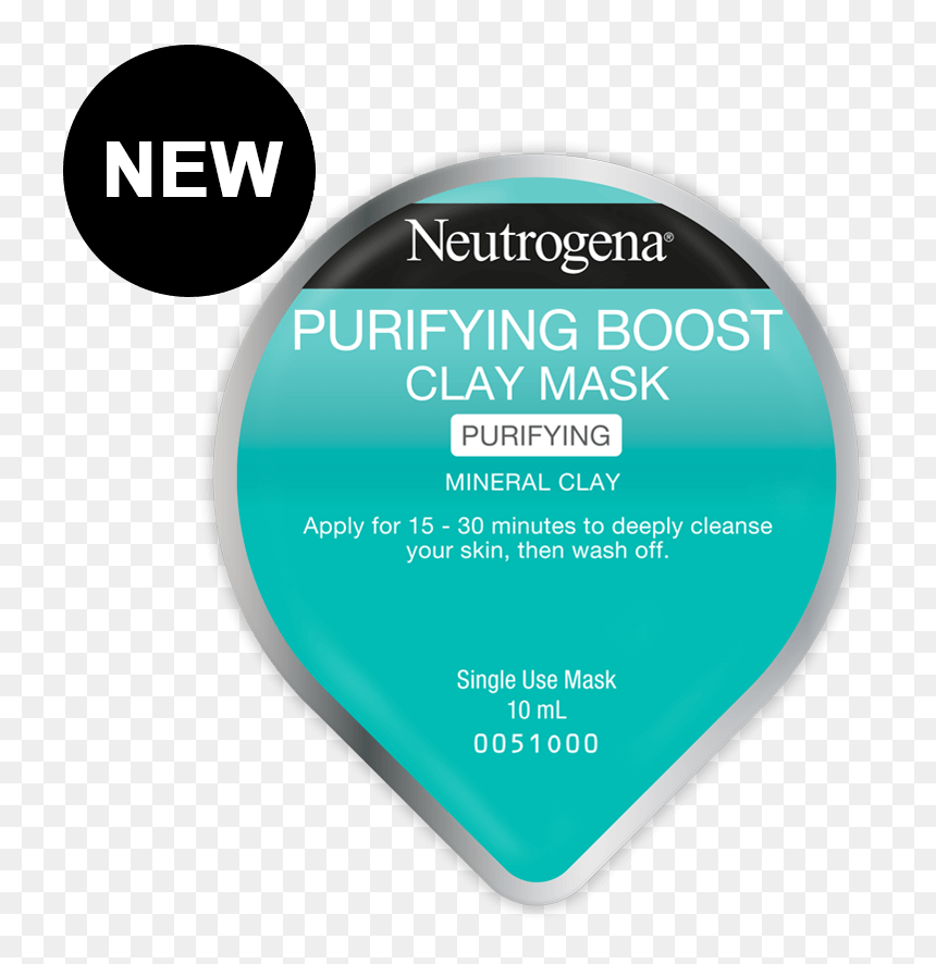 Purifying Boost Clay Mask - Neutrogena, HD Png Download - face mask png