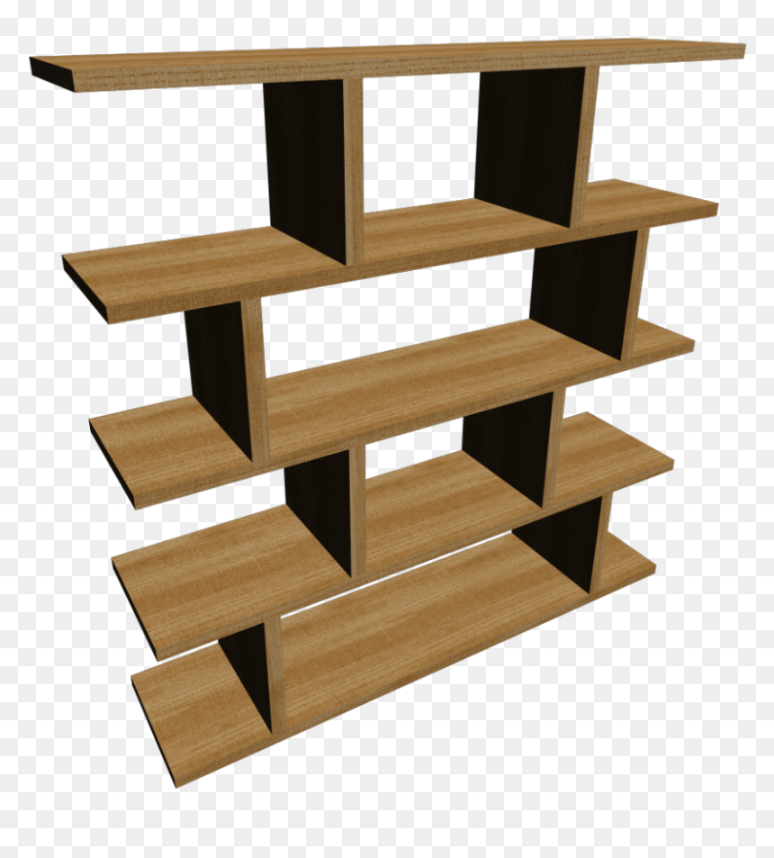 Book Self Design Png, Transparent Png - shelf png