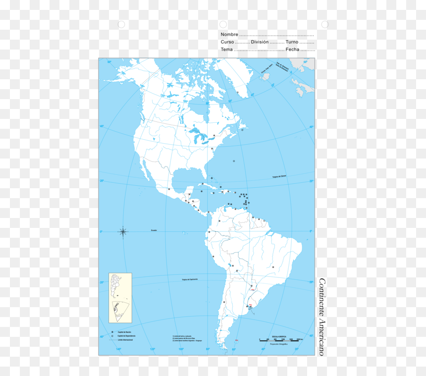 Map,area,sky - Most Used Social Media In Each Country, HD Png Download - south america png