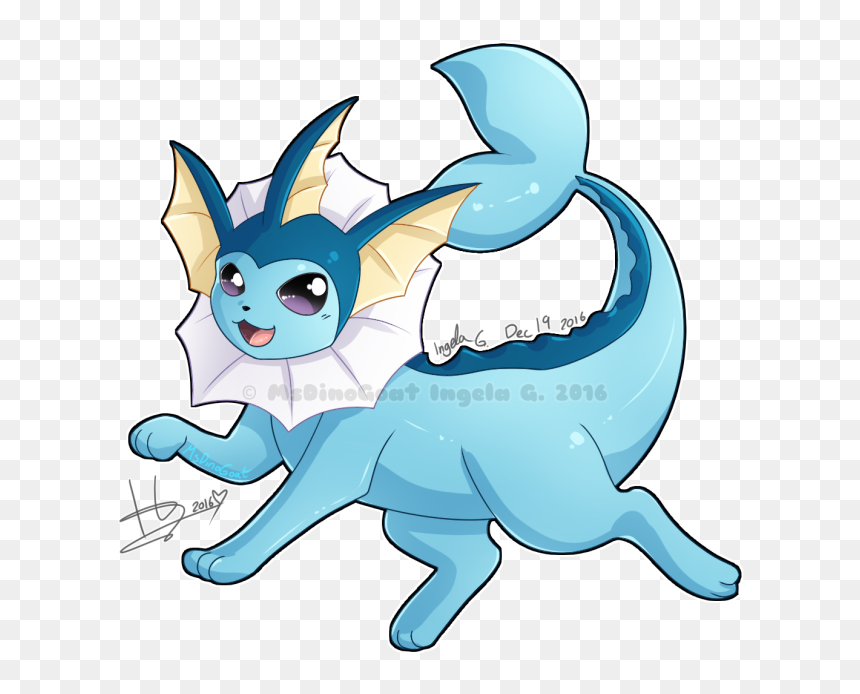 Day 19 Vaporeon - Vaporeon Day, HD Png Download - vaporeon png