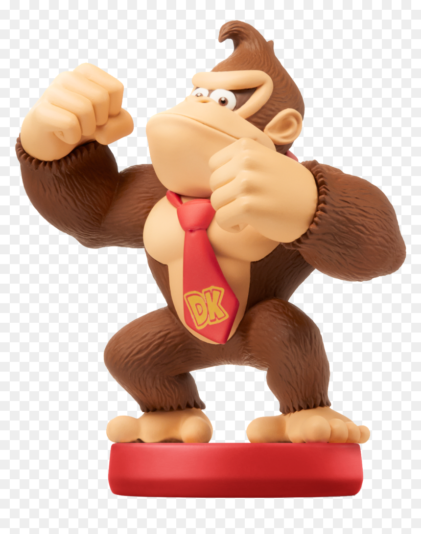 Transparent Donkey Kong Png - Amiibo Donkey Kong, Png Download - diddy kong png