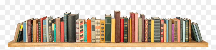 Books On The Shelf, HD Png Download - shelf png