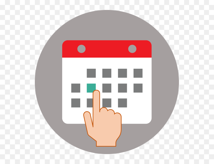 Hand Gesture Clipart Communication Skill - Vector Graphics, HD Png Download - calendar icon png transparent