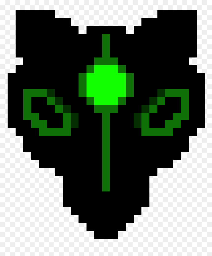 Cross , Png Download - Black Cat Pixel Art, Transparent Png - black wolf png
