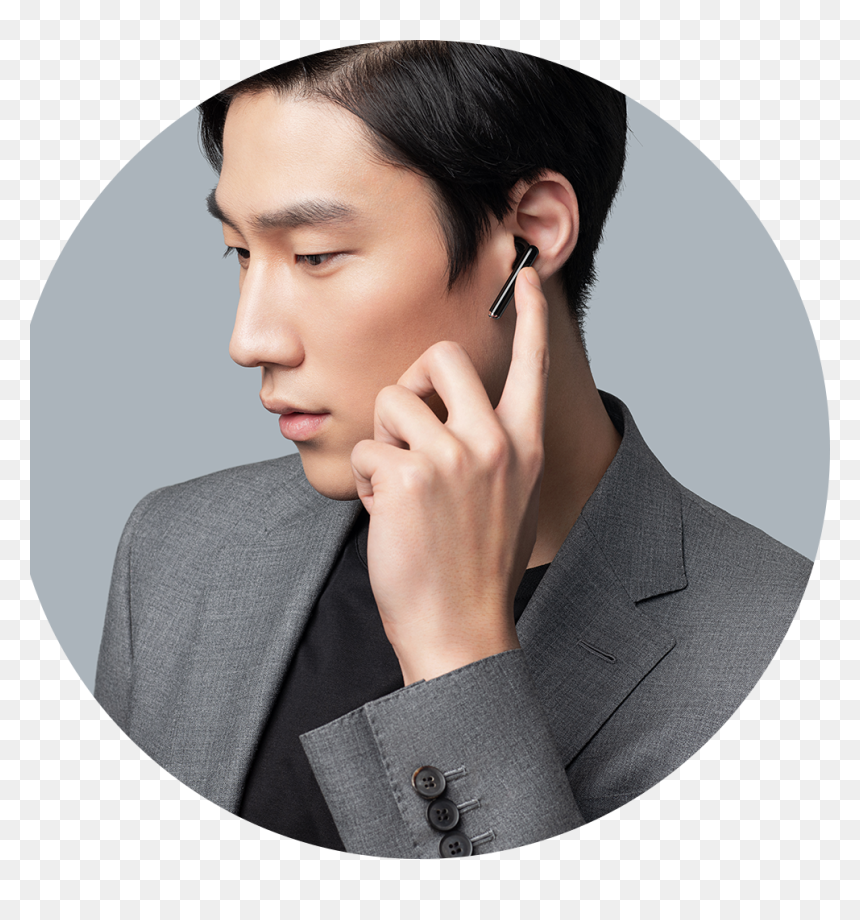 Huawei Freebuds 3 Intelligent Sensation - Huawei Freebuds 3 Black, HD Png Download - headphones icon png