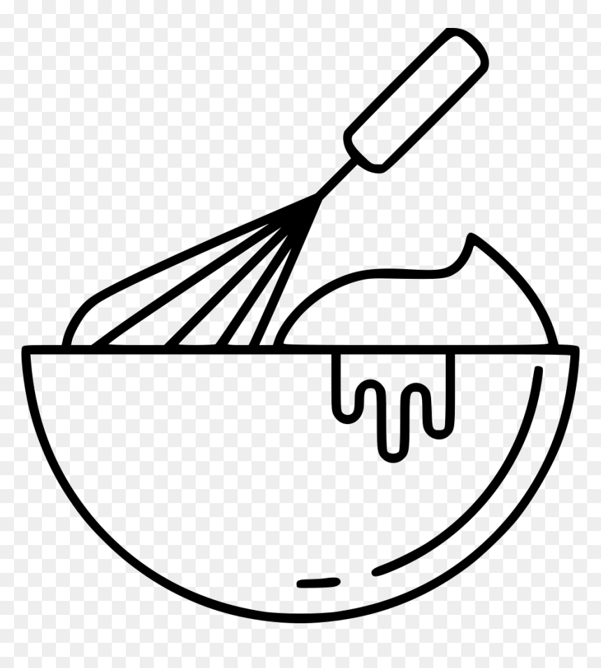 Png File Svg - Bowl And Whisk Clipart, Transparent Png - whisk png