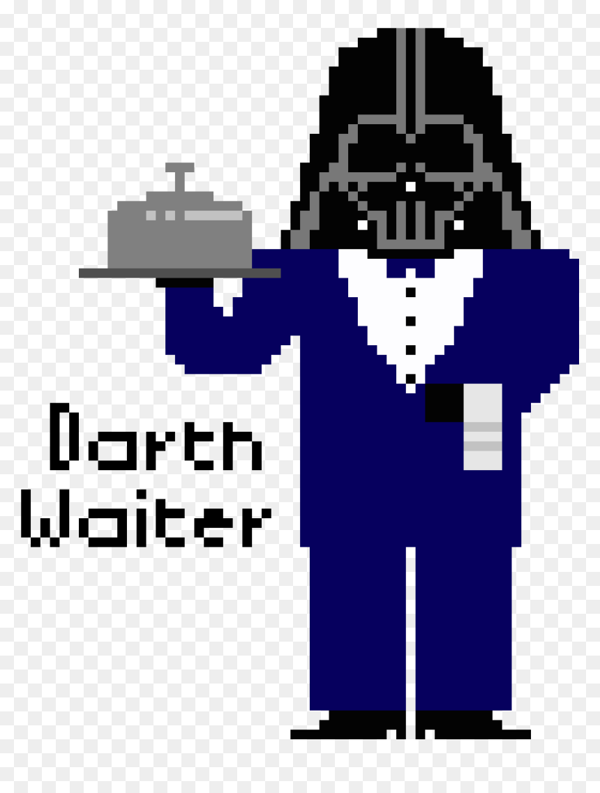 Pixel Waiter Png, Transparent Png - waiter png