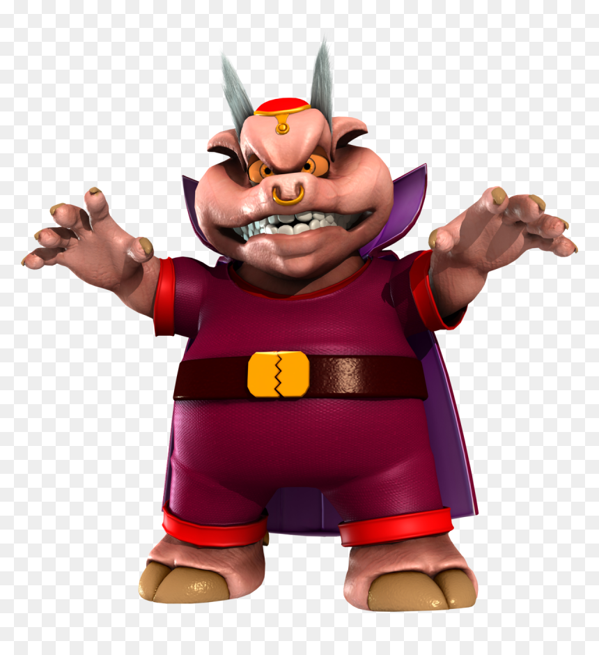 Diddy Kong Racing Wizpig, HD Png Download - diddy kong png