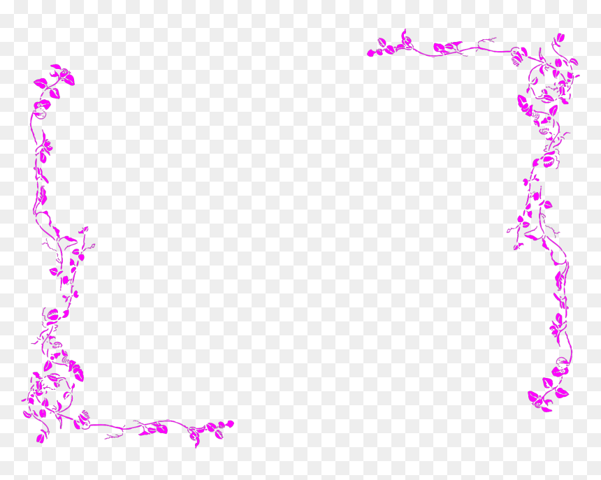 Vine Border Transparent, HD Png Download - vine border png