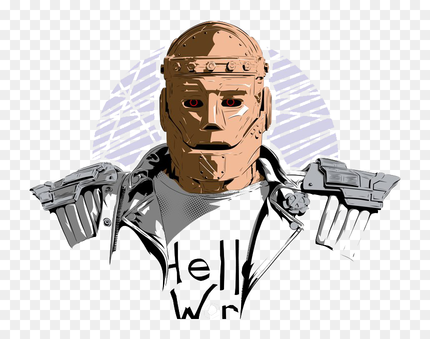 Doom Patrol Png Pic - Robot Man Doom Patrol Drawing, Transparent Png - doom png