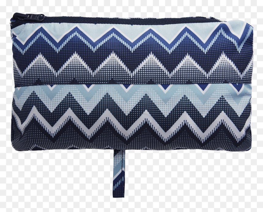 Pocket Wind Vest, Zigzag Blue - Wallet, HD Png Download - zigzag png