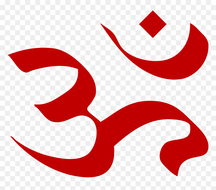 File - Aum-red - Svg - Hindu Symbols For Death Clipart - Warren Street Tube Station, HD Png Download - dark souls you died png