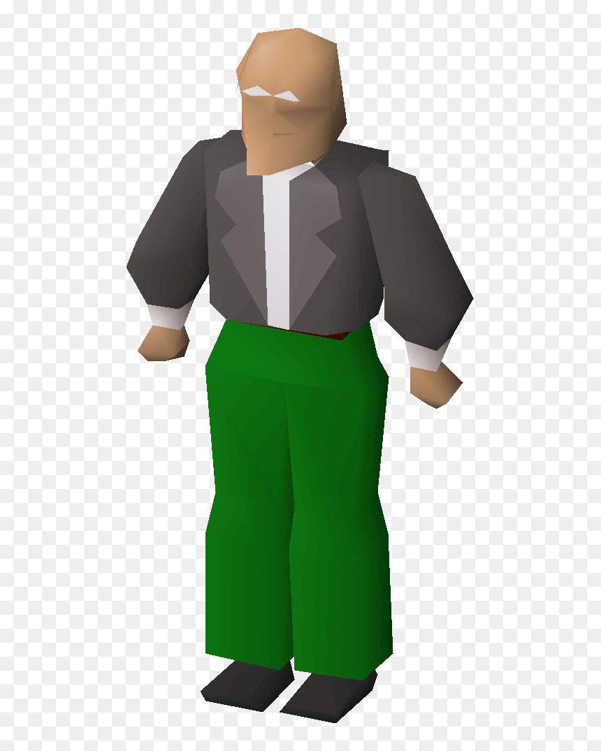 Old School Runescape, HD Png Download - waiter png