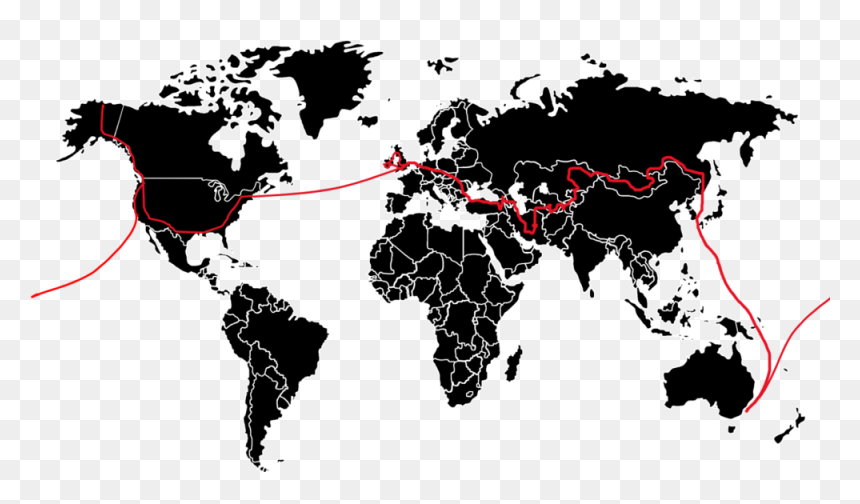 Our Planned Central And South America Itinerary Has - Pin On World Map, HD Png Download - south america png