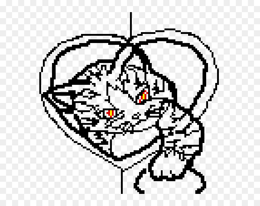 Transparent Flaming Heart Png - Line Art, Png Download - minecraft heart png