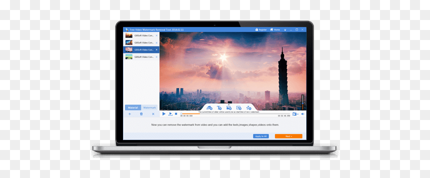 Gilisoft Video Watermark Removal Tool, HD Png Download - bandicam watermark png