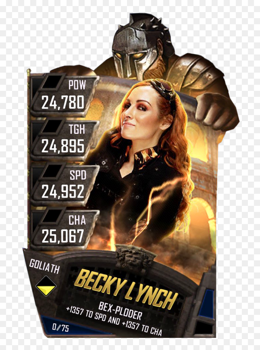 Beckylynch S4 20 Goliath Ringdom - Wwe Supercard Wrestlemania 35 Becky Lynch, HD Png Download - marshawn lynch png